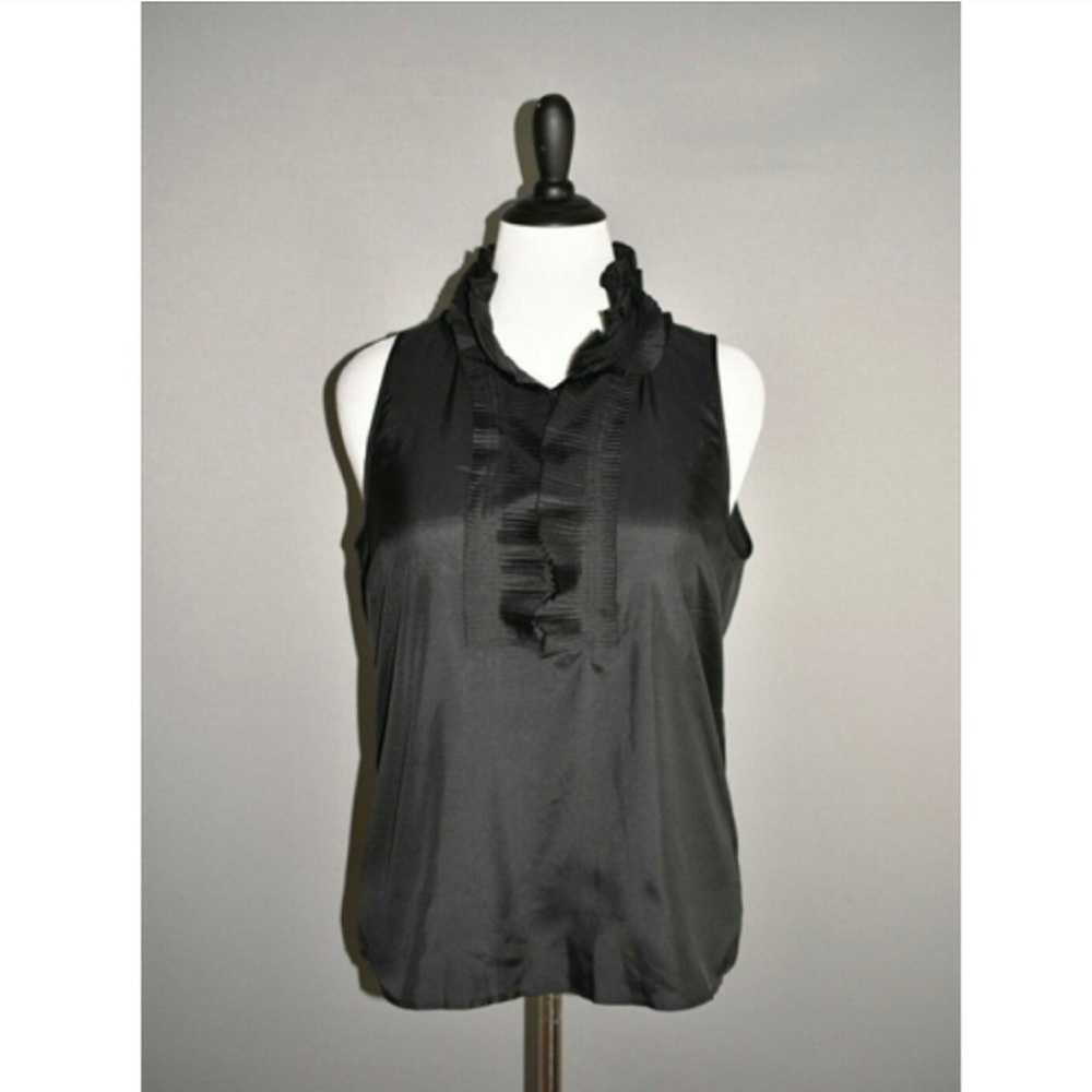 J crew Ruffle Silk Blouse